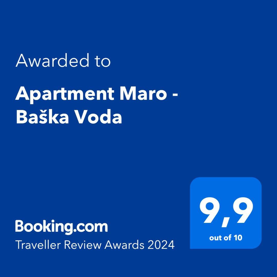 Apartment Maro - Baška Voda Dış mekan fotoğraf